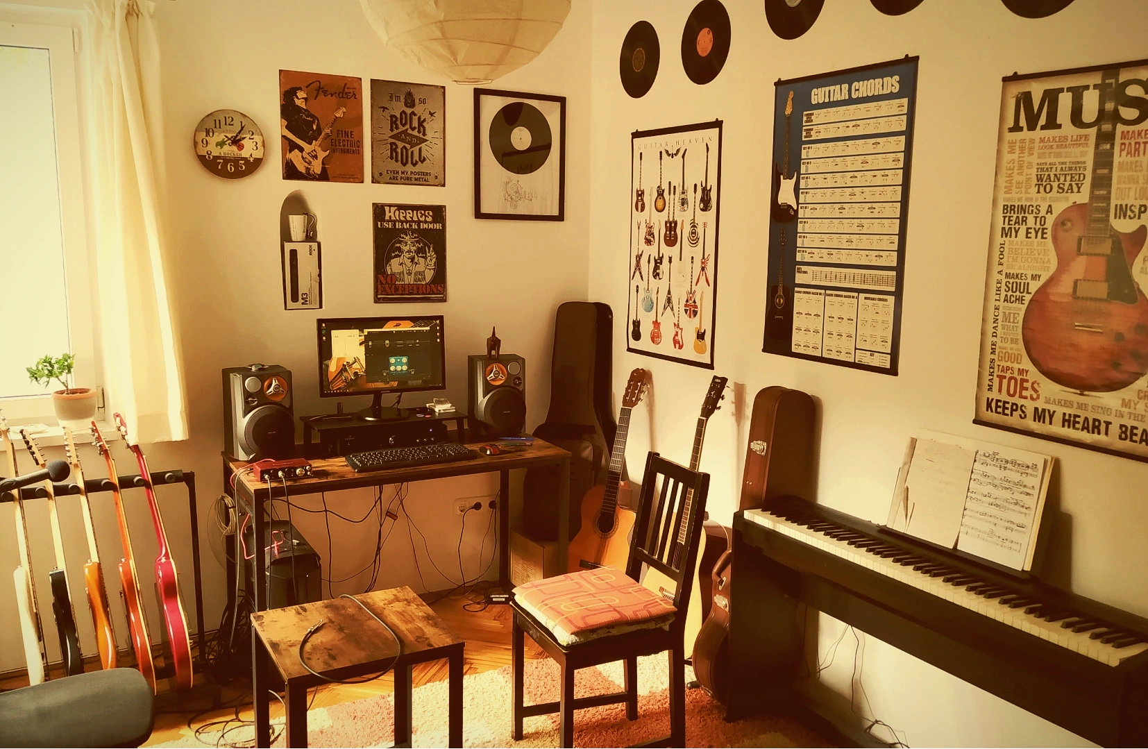 gitároktatás klásszrúm :)